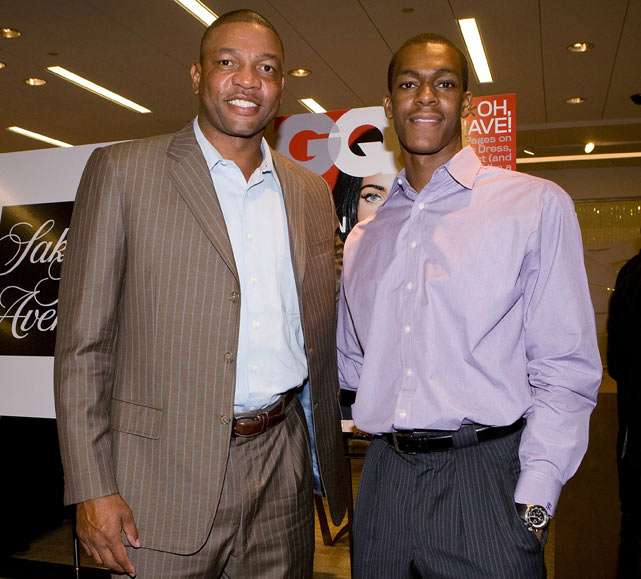 Doc Rivers and Rajon Rondo 